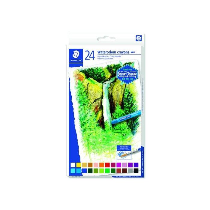 Ceras Staedtler 223 Design Journey Acuarelables Estuche De 24