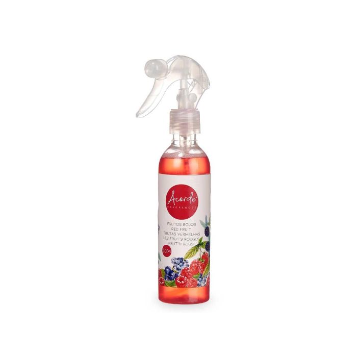 Ambientador Pulverizador Frutos Rojos 200 Ml Acorde 4X22CM (24 Unidades) 1 Ambientador Pulverizador Frutos Rojos 200 Ml Acorde 4X22CM (24 Unidades) 1