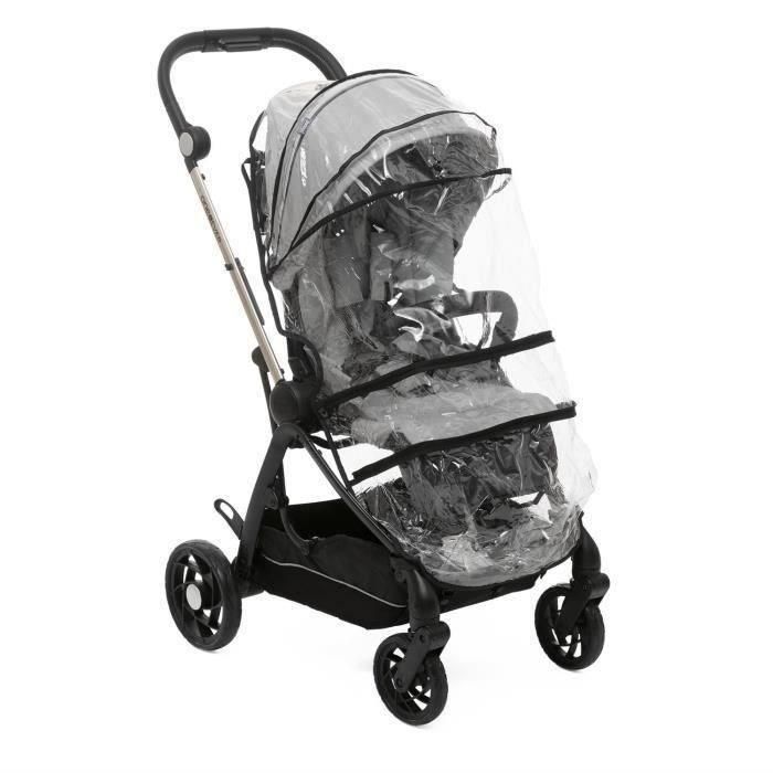 Chicco CHI8058664158256 Cochecito compacto urbano One4Ever Silverleaf Unisex, apto desde el nacimiento, color gris. 5