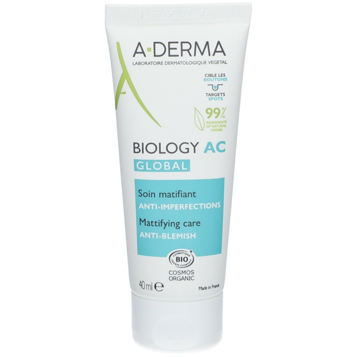 Aderma Biology Ac Global Soin Matifiant Anti-Imperfections 40 mL