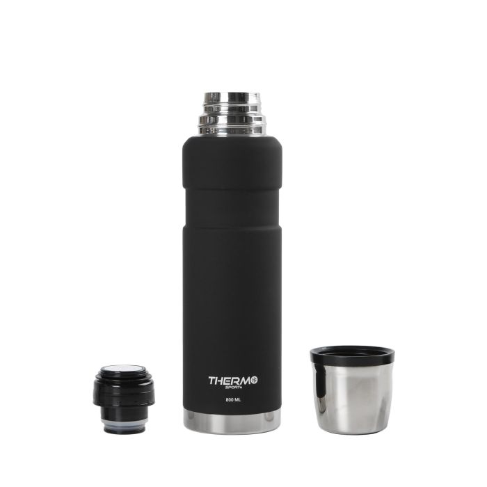 Termo de acero inoxidable Thermosport 800 ml - Negro (6 Unidades) 5 Termo de acero inoxidable Thermosport 800 ml - Negro (6 Unidades) 5