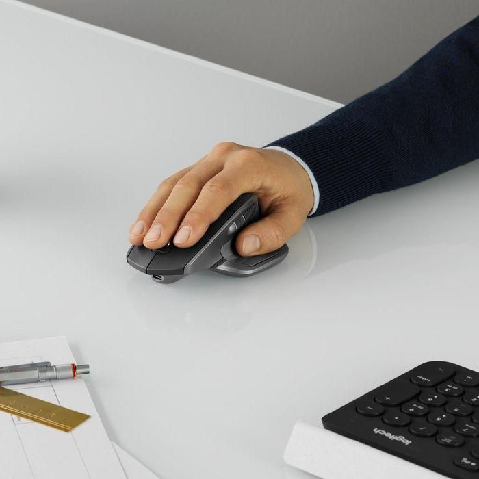 Logitech MX Master 2S Ratón Inalámbrico RF y Bluetooth Láser 1000 DPI Grafito 1