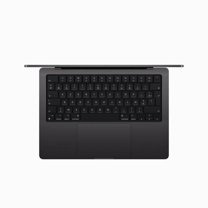 Apple - 14 - MacBook Pro M3 Pro (2023) - 18GB RAM - 512GB almacenamiento - Negro espacial - Azerty 1 Apple - 14 - MacBook Pro M3 Pro (2023) - 18GB RAM - 512GB almacenamiento - Negro espacial - Azerty 1