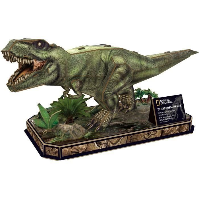 Puzzle 3D - T-Rex - Juego de construcción - EXPLORA - Dinosaurio - 52 piezas - A partir de 8 años 3 Puzzle 3D - T-Rex - Juego de construcción - EXPLORA - Dinosaurio - 52 piezas - A partir de 8 años 3
