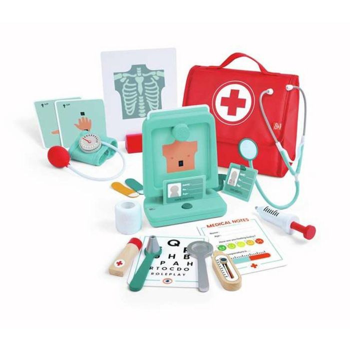 Hape Maletín Pequeño Médico Doctor Set de Juguete para Niños y Niñas | Juego de Imitación para Edades 3 a 8 años 1 Hape Maletín Pequeño Médico Doctor Set de Juguete para Niños y Niñas | Juego de Imitación para Edades 3 a 8 años 1