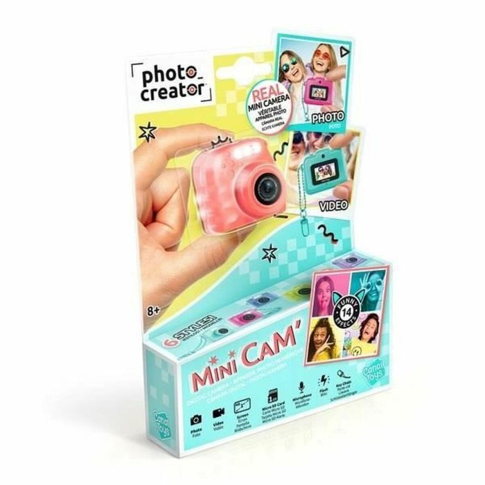Canal Toys CTCLK060 Photo Creator Mini Cam' Cámara Digital Instantánea Fotos Vídeos Llavero Tarjeta SD 1GB 2