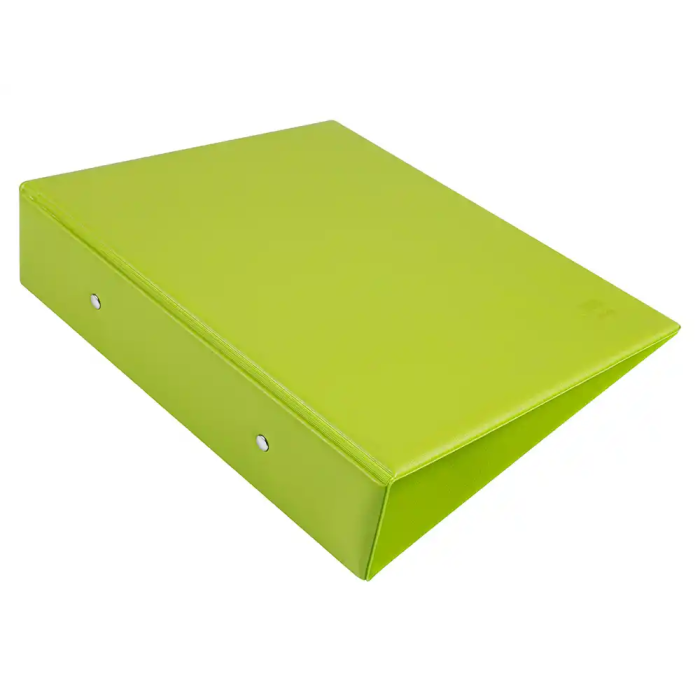 Liderpapel Carpeta A5 de 2 Anillas 40 mm de Cartón Forrado PVC, Verde 3