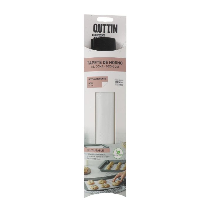 Quttin Tapete de Silicona para Horno 30x40 cm - Resistente y Antiadherente (24 Unidades) 1