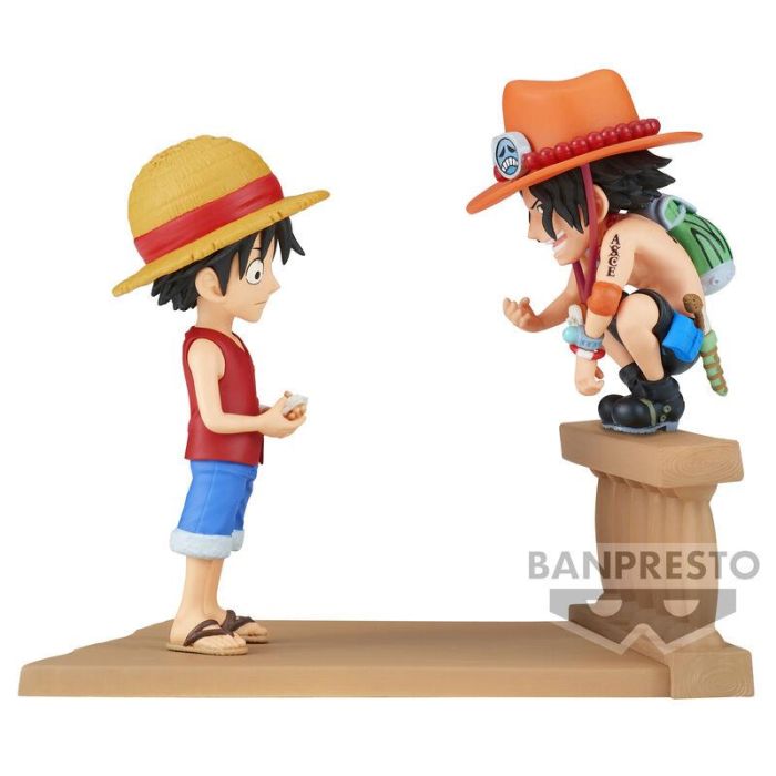 Banpresto Figura Monkey D Luffy & Portgas D Ace World Collectable Log Stories One Piece 8cm 0 Banpresto Figura Monkey D Luffy & Portgas D Ace World Collectable Log Stories One Piece 8cm 0
