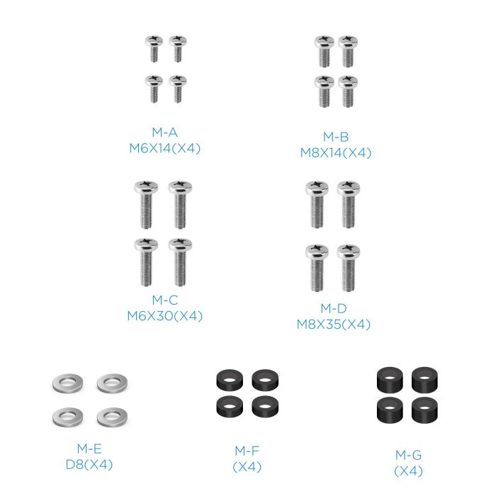 TOOQ SOPORTE MESA AT-GALAXIA PARA PANTALLAS 23-75" 2