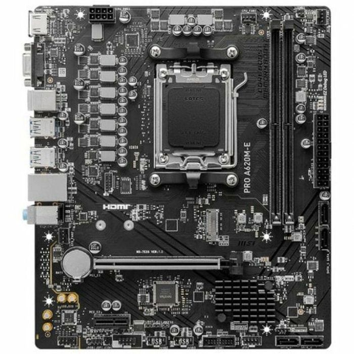 MSI Placa Base A620M-E Pro mATX AM5 7 MSI Placa Base A620M-E Pro mATX AM5 7