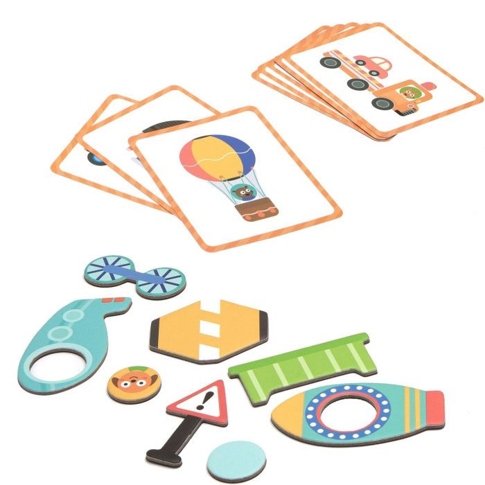 MIEREDU Maletín Magnético ME151 Vehículos para Niños +3 Años 4