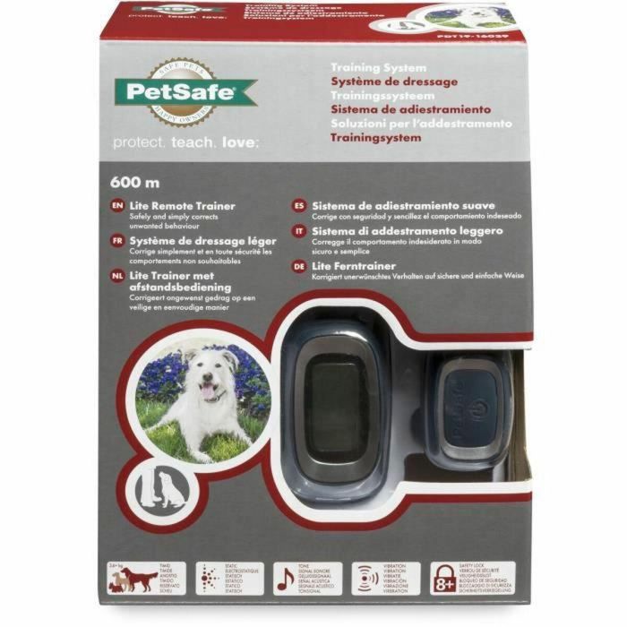 Petsafe LITE 600m - Sistema de Entrenamiento para Perros con Estimulación, Vibración, Sonido, Recargable e Impermeable 1