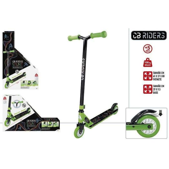 Patinete scooter stunt rider acrobatico.ruedas 120/100 mm 61x37x80 cm soporta 100 kg. 1 Patinete scooter stunt rider acrobatico.ruedas 120/100 mm 61x37x80 cm soporta 100 kg. 1