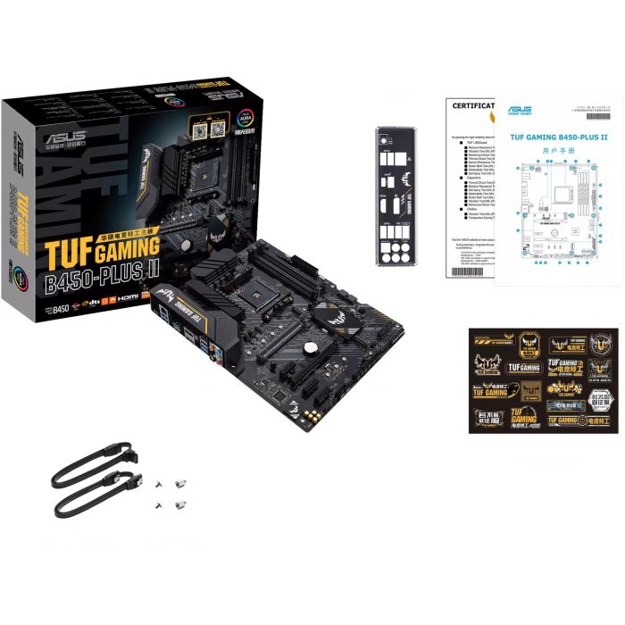 ASUS TUF B450-PLUS GAMING II Placa Base ATX AMD AM4 DDR4 8 ASUS TUF B450-PLUS GAMING II Placa Base ATX AMD AM4 DDR4 8
