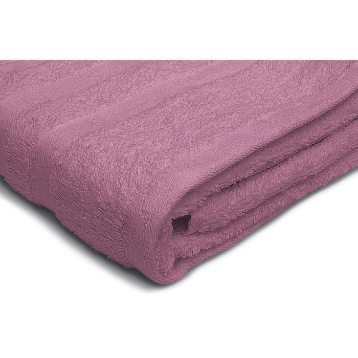 Juego de 4 toallas - LOVELY HOME - 2 Toallas 50 x 100 cm + 2 Platos de ducha 70 x 140 cm - Rosa 2 Juego de 4 toallas - LOVELY HOME - 2 Toallas 50 x 100 cm + 2 Platos de ducha 70 x 140 cm - Rosa 2