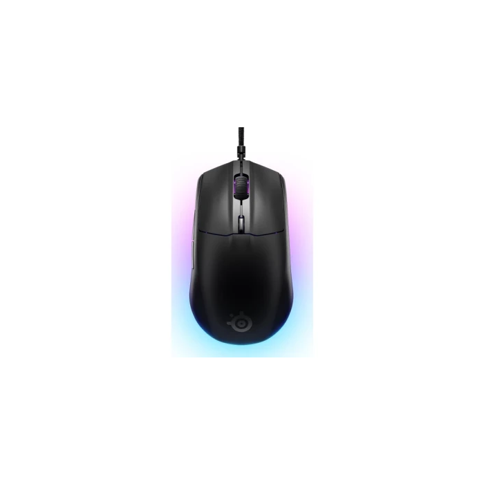 SteelSeries Rival 3 Gen 2 Ratón Gaming Negro - Sensor TrueMove Core 8.5K DPI, Interruptores 60M Clics, RGB 3 Zonas, Cable Paracord, Pies PTFE (62515) 3
