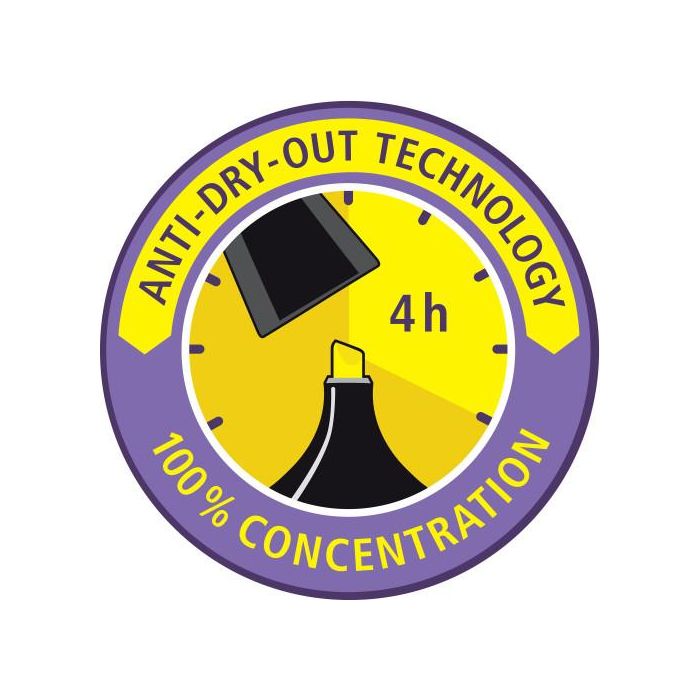 Stabilo Rotulador Fluorescente Swing Cool Estuche 4 Unidades Colores Surtidos Trazo 2-5 mm 5