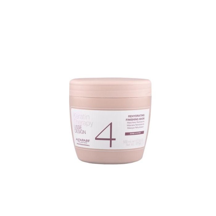 Alfaparf Keratin Therapy Lisse Design Mascarilla Rehidratante Profesional 500ml - Tratamiento Alisador Fuerte