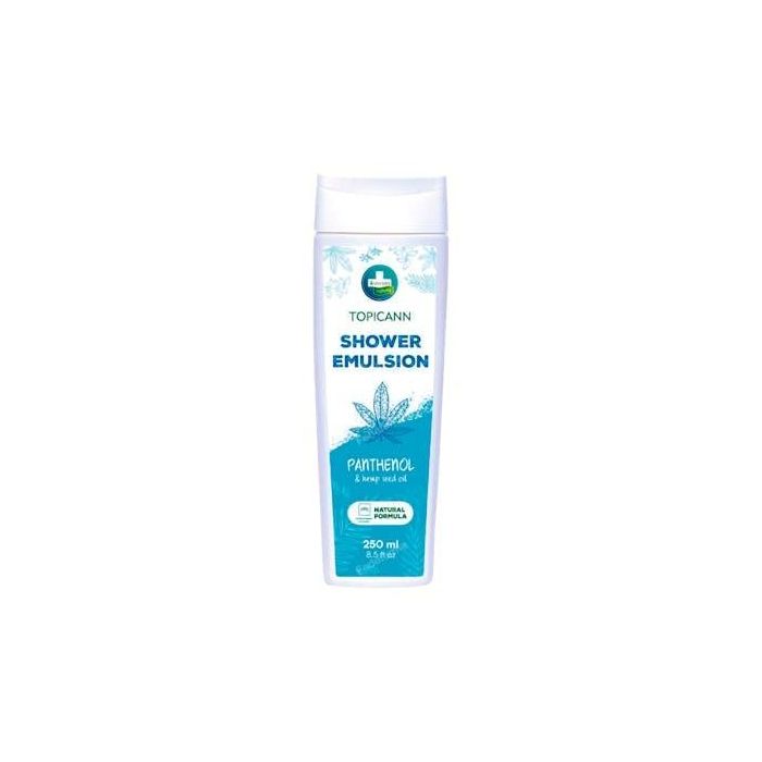 Topicann Champú Piel Atópica 250 ml Vegano - Con Aceites Esenciales de Lavanda, Cedro y Argán, Extracto de Cannabis Sativa y Pantenol