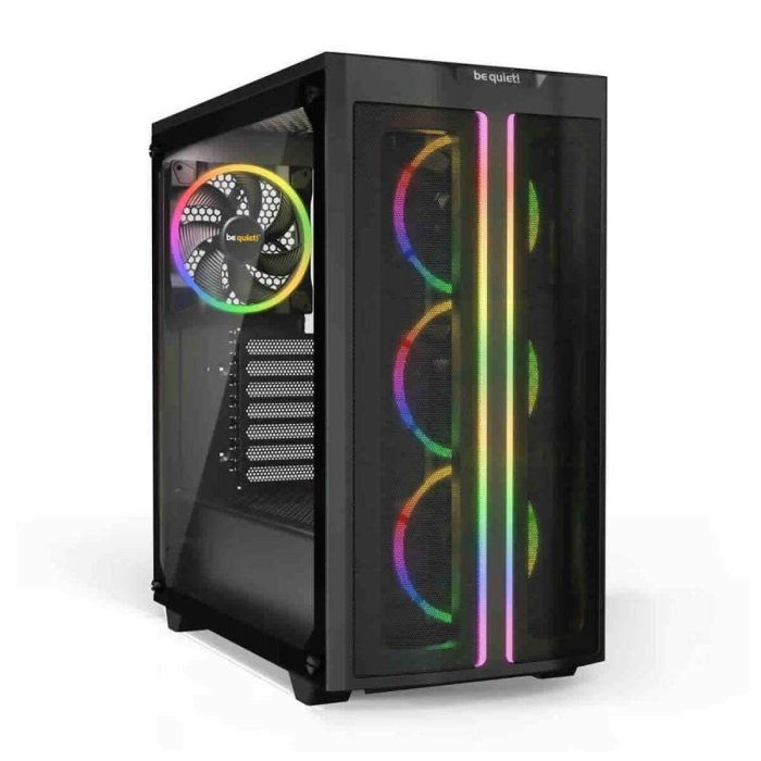 be quiet! PURE BASE 500 FX Caja PC Gaming Midi Tower ATX Negra con Ventana Lateral, Iluminación RGB, USB 3.2 y 4 Ventiladores Preinstalados be quiet! PURE BASE 500 FX Caja PC Gaming Midi Tower ATX Negra con Ventana Lateral, Iluminación RGB, USB 3.2 y 4 Ventiladores Preinstalados