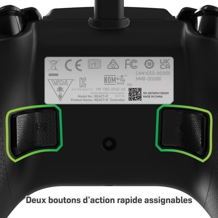 Turtle Beach 731855007400 Controlador de Juego con Cable REACT-R Pixel para Xbox y Windows 3