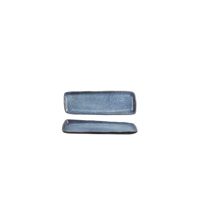 SUMMA Io Granilla Azul Fuente 30x10 cm - Gres Vitrificado, Azul-Negro, Colección IO (6 Unidades) SUMMA Io Granilla Azul Fuente 30x10 cm - Gres Vitrificado, Azul-Negro, Colección IO (6 Unidades)