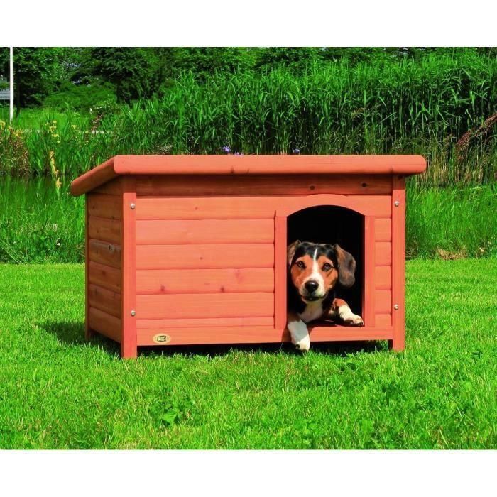 Trixie TRI4011905395517 Caseta para perros con techo plano Natura Trixie TRI4011905395517 Caseta para perros con techo plano Natura