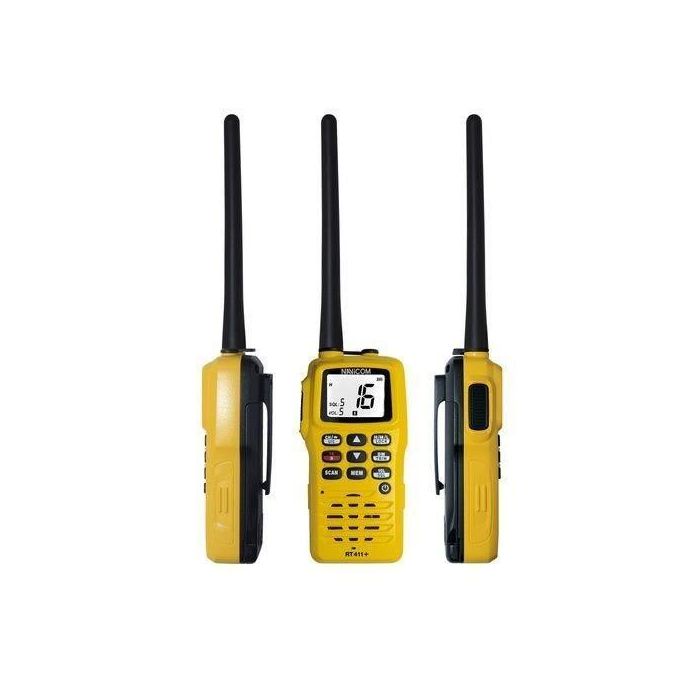 Paquete VHF portátil - NAVICOM - RT411+220V PAGO DE CARGADOR - CABLE USB 1