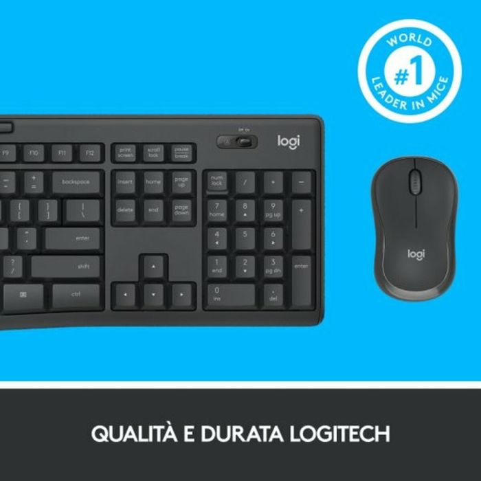 Teclado Logitech Negro QWERTY 2