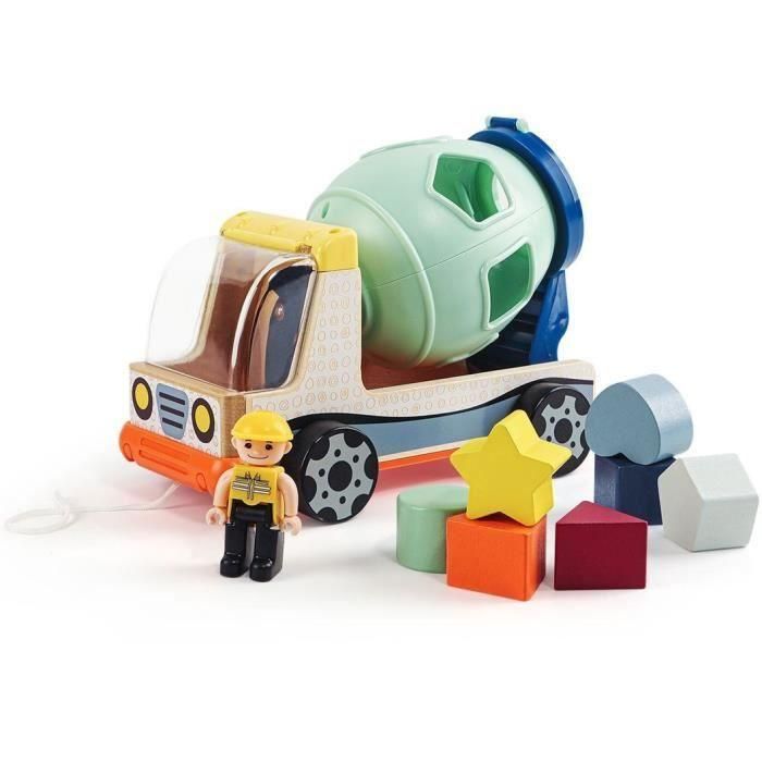 Vehículo de Construcción para Clasificación - TOP BRIGHT - Colores - Formas - Tambor Mezclador de Hormigón - 360 Grados Vehículo de Construcción para Clasificación - TOP BRIGHT - Colores - Formas - Tambor Mezclador de Hormigón - 360 Grados