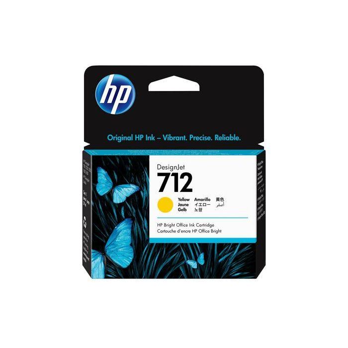 HP Tinta Amarillo Designjet T200 - T600 - Nº 712