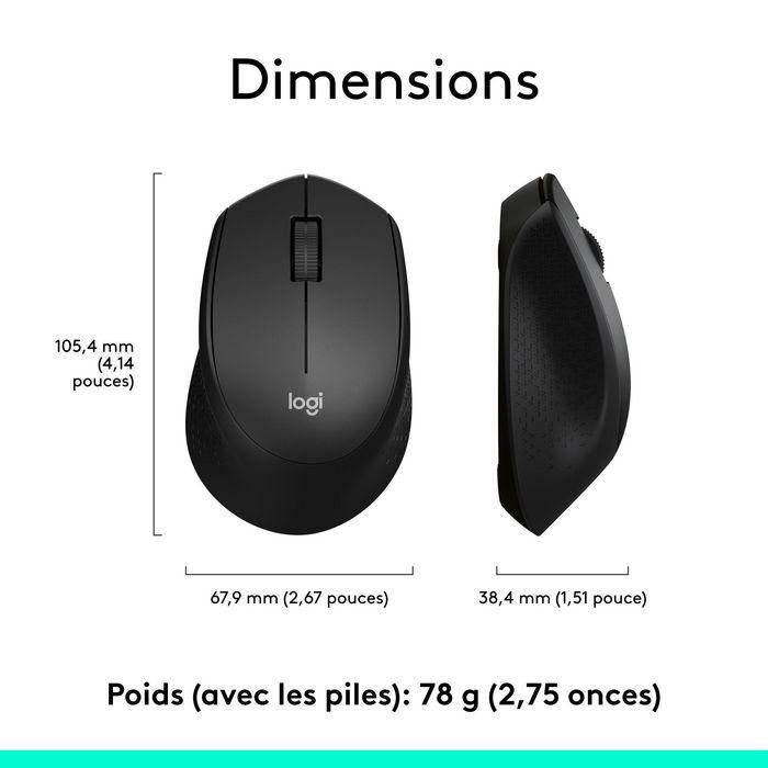 Logitech M330 Silent Plus Ratón Óptico Inalámbrico Silencioso, 1000 dpi, USB 2.4GHz, Ergonómico, 24 Meses Batería, Negro 21 Logitech M330 Silent Plus Ratón Óptico Inalámbrico Silencioso, 1000 dpi, USB 2.4GHz, Ergonómico, 24 Meses Batería, Negro 21