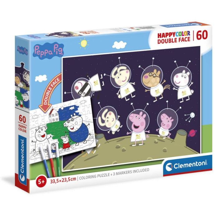 Puzzle Happy Color Peppa Pig 60pzs 1 Puzzle Happy Color Peppa Pig 60pzs 1