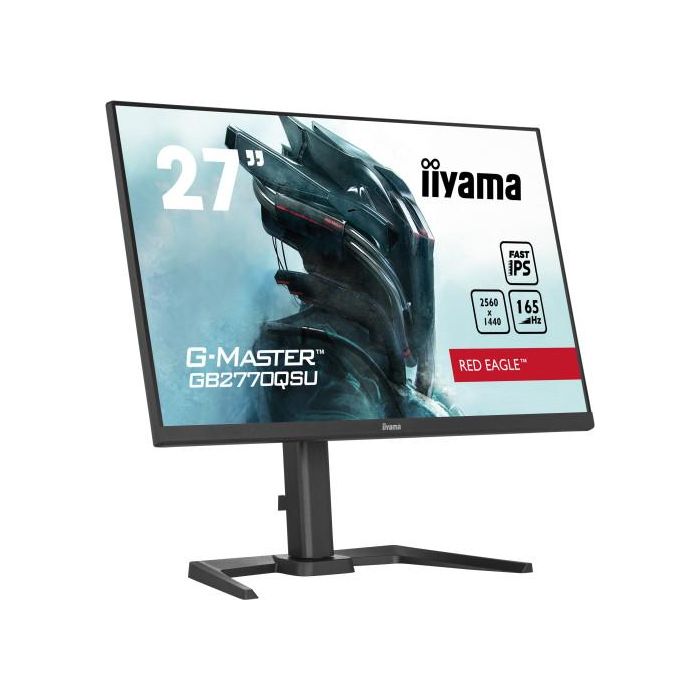 (D) Monitor Iiyama 27" Gaming G-Master GB2770QSU-B5, Wqhd, 165Hz, 0,5Ms, Hdmi, Usb, Displayport, Alt, Reg Alt, Pivotante 1 (D) Monitor Iiyama 27" Gaming G-Master GB2770QSU-B5, Wqhd, 165Hz, 0,5Ms, Hdmi, Usb, Displayport, Alt, Reg Alt, Pivotante 1