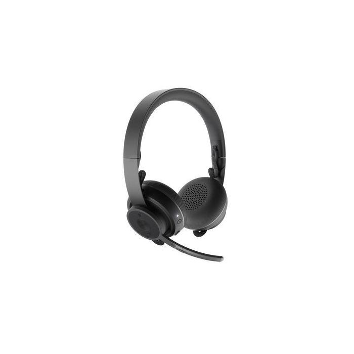 Logitech Zone Wireless UC Auriculares Inalámbricos para Oficina/Centro de Llamadas, On Ear, Grafito, Optimizados para Unified Communications (UC) 4
