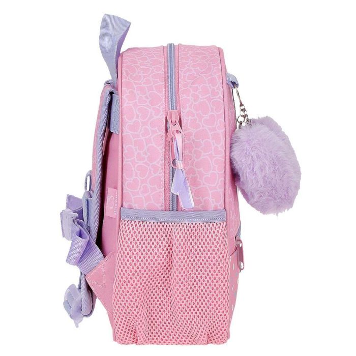 Mochila Hearts & Dots Hello Kitty 25cm adaptable 1 Mochila Hearts & Dots Hello Kitty 25cm adaptable 1