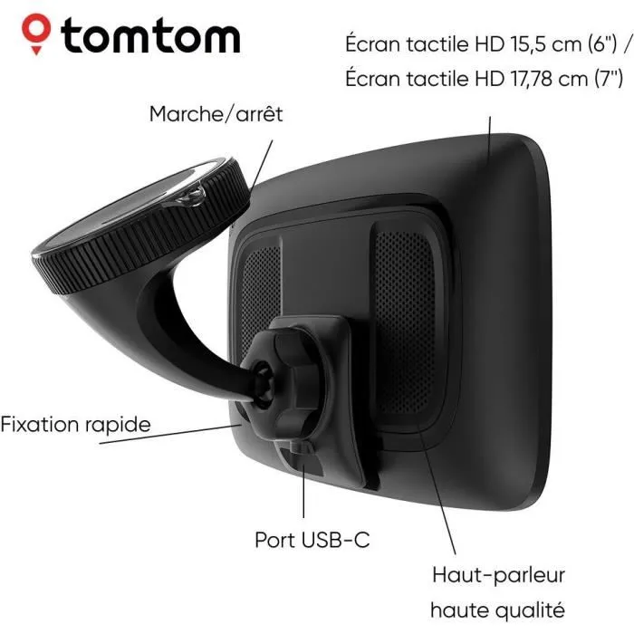 Tom Tom GO Expert Plus GPS para Vehículos Pesados Pantalla HD 6" Planificación Rutas Vehículos Grandes Mapas Mundo TOM0636926106894 1