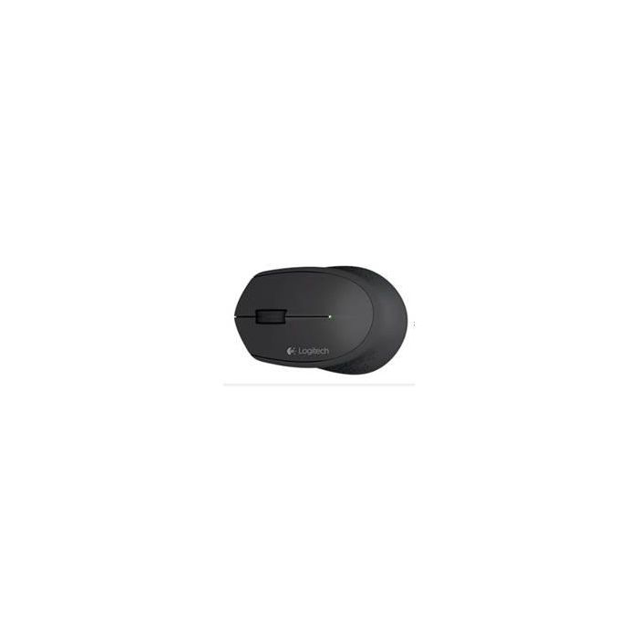 Logitech M280 Ratón Inalámbrico RF Negro para PC, Diseño Ergonómico Asimétrico, Rueda Ancha, Batería 18 Meses