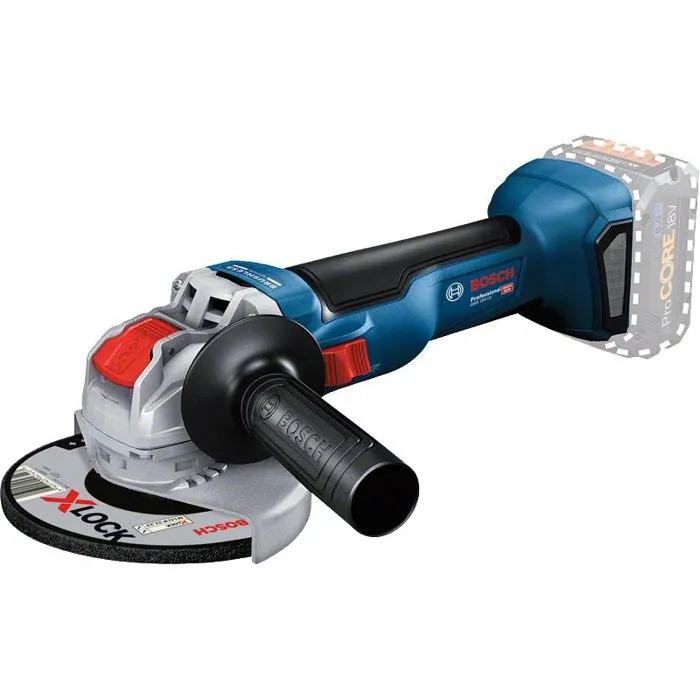 Bosch Professional Amoladora angular X-LOCK GWX 18V-10 sin Batería L-BOXX 06017B0101 3