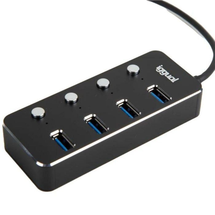 Hub USB iggual IGG318478 2 Hub USB iggual IGG318478 2