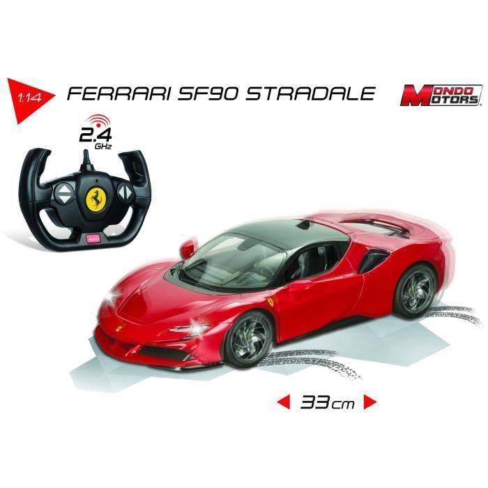 Mondo Motors - Radio Vehicle - Efectos de luz - Ferrari SF90 Stradale - Car - Chelle 1: 14th 1 Mondo Motors - Radio Vehicle - Efectos de luz - Ferrari SF90 Stradale - Car - Chelle 1: 14th 1