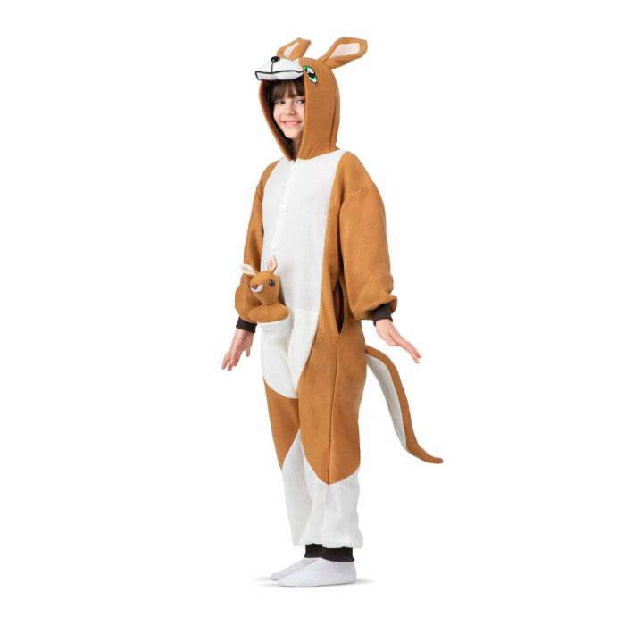 Disfraz canguro talla unica child (kigurumi con capucha, cola y peluche) 6 Disfraz canguro talla unica child (kigurumi con capucha, cola y peluche) 6