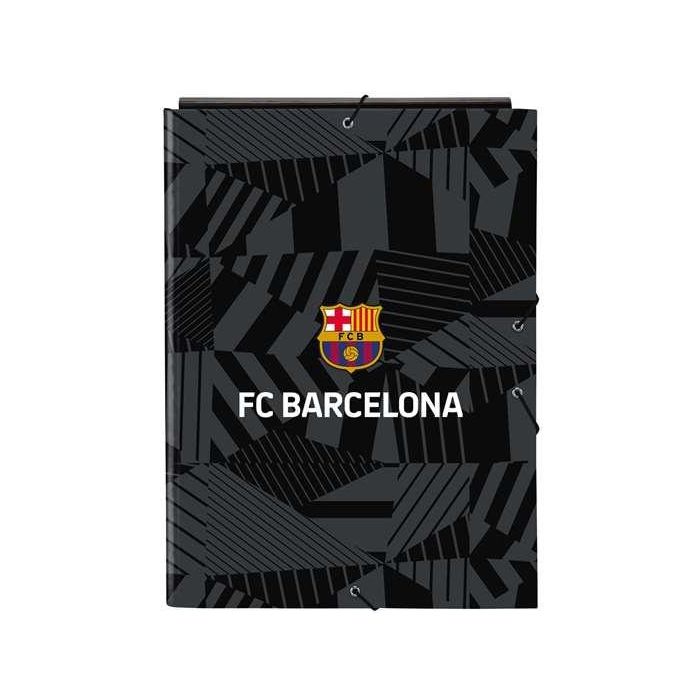 Carpeta folio 3 solapas f.c.barcelona "black" 26x33,5x2,5 cm