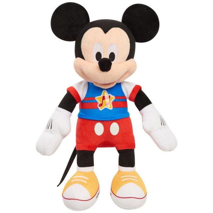 Just Play 14619 Peluche Cantarín Mickey Mouse Funhouse Disney Junior 30,5 cm con Luz y Sonido Pilas Incluidas +3 años 1