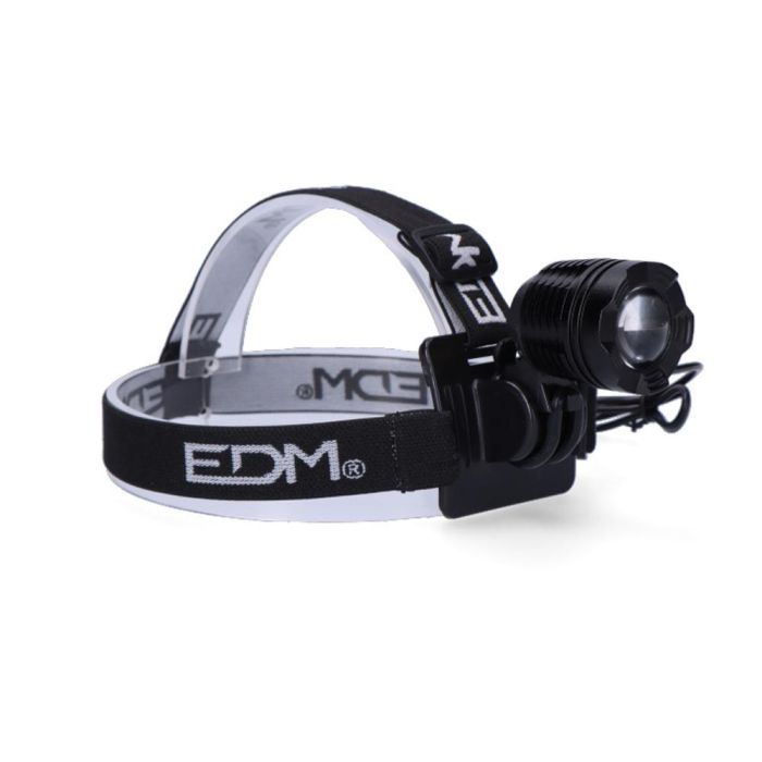 Edm Foco LED Recargable para Bicicleta, 180lm/50lm/Flash, Ajustable, IP54, Incluye Cargador y Baterías 1 Edm Foco LED Recargable para Bicicleta, 180lm/50lm/Flash, Ajustable, IP54, Incluye Cargador y Baterías 1