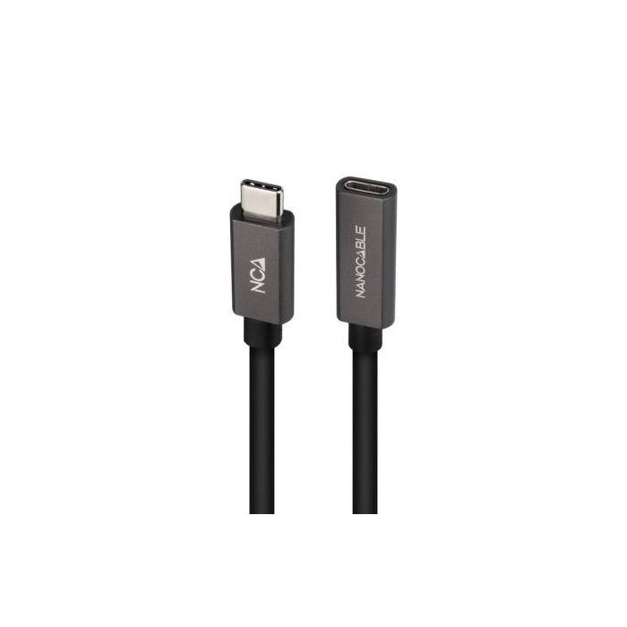 Cable USB-C NANOCABLE 10.01.4402 Negro 2 m (1 unidad) 1 Cable USB-C NANOCABLE 10.01.4402 Negro 2 m (1 unidad) 1