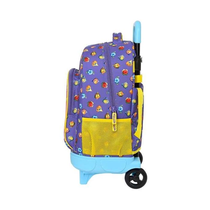 Mochila Escolar con Ruedas SuperThings Guardians of Kazoom Morado Amarillo (33 x 45 x 22 cm) 2 Mochila Escolar con Ruedas SuperThings Guardians of Kazoom Morado Amarillo (33 x 45 x 22 cm) 2