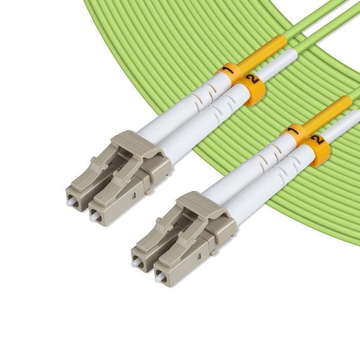 MicroConnect Optical Fibre Cable, LC-LC, Multimode, Duplex, OM5 (Lime Green) 3m 1 MicroConnect Optical Fibre Cable, LC-LC, Multimode, Duplex, OM5 (Lime Green) 3m 1