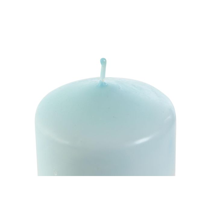 DKD Home Decor Vela Mediterraneo de Cera, Azul y Marrón, 7x7x14 cm, Set de 6 Unidades 1 DKD Home Decor Vela Mediterraneo de Cera, Azul y Marrón, 7x7x14 cm, Set de 6 Unidades 1